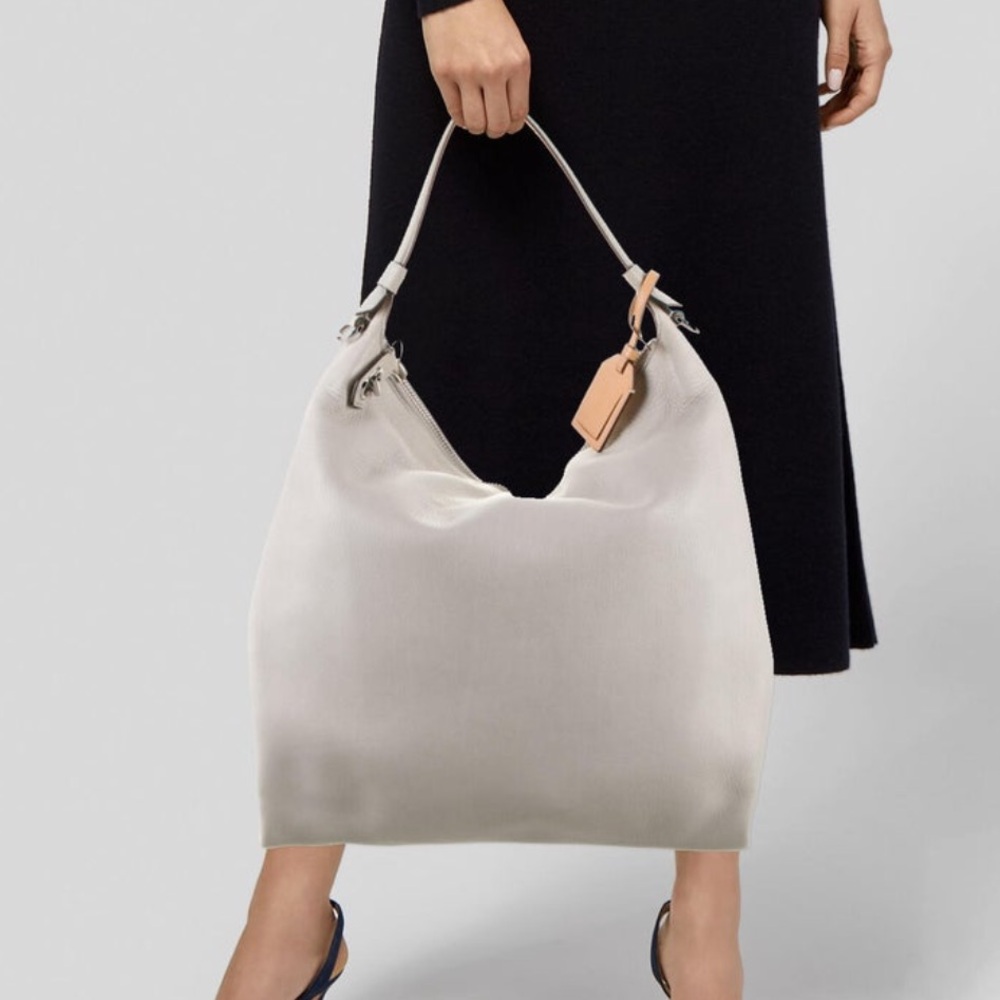 Reed Krakoff RDK Ivory Leather Hobo Bag